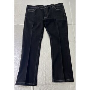 Blue Delta Jeans Mens 38x 30 Black Denim Custom Made in USA Tom James